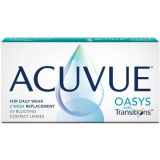 Image of ACUVUE OASYS with TRANSITIONS <p>Переваги Acuvue Oasys with Transitions:</p>
<ul>
<li>новітня адаптивна технологія Transitions™ Light Intelligent</li>
<li>наявність UVA та UVB фільтрів</li>
<li>індикатор положення лінз</li>
</ul>