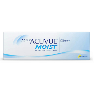 Image of Контактні лінзи 1-DAY ACUVUE MOIST <h4><strong>Одноденні контактні лінзи 1-Day Acuvue Moist</strong> від <strong>Johnson&amp;Johnson Vision Care</strong> </h4>
<p>підходять як для людей і з короткозорістю, так і з далекозорістю. Безумовною перев
