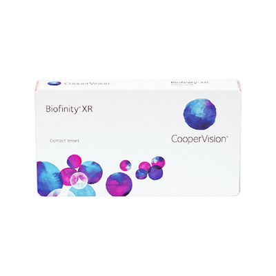 Image of Контактні лінзи Biofinity XR <h4>Контактні лінзи Biofinity ХR</h4>
<p>від CooperVision призначені для корекції високих ступенів міопії (до - 20) та гіперметропії (до + 15). Вони використовують запатентовану технологію Aquaform®, яка забезпечує о