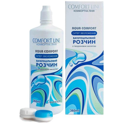 Image of Aqua Comfort <p>Якщо ви шукаєте універсальний та ефективний розчин для дезінфекції контактних лінз, то втрапили в правильне місце! Представляємо вам якісний та надійний варіант — Aqua Comfort! Тепер ваші лінзи будуть захищені від передчасного зно