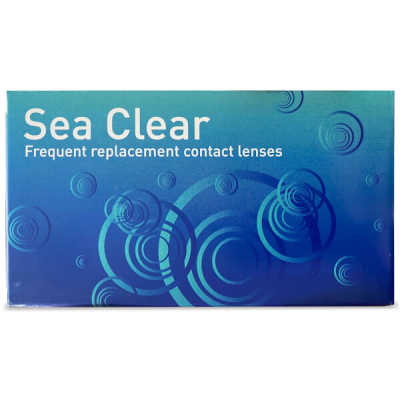 Image of Sea Clear <p>гідрогелеві квартальні лінзи денного режиму носіння. Завдяки використанню гіпоалергенного матеріалу PolyHema лінзи ідеально підійдуть користувачам, що страждають синдромом сухого ока.</p>