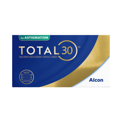 Image of Total30 for Astigmatism <p>Total30 для астигматизма – идеальные линзы для ищущих комфортное и четкое зрительное восприятие. Изготовленные в США компанией Alcon с силикон-гидрогелевым материалом, эти линзы обеспечивают высокий уровень комфорта и к