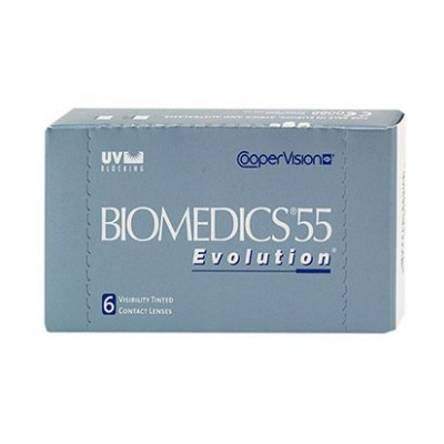 Image of Biomedics 55 Evolution <p dir="ltr">Biomedics 55 Evolution</p>
<p dir="ltr">Для забезпечення справді чіткого зору протягом багатьох годин вам знадобляться дійсно якісні контактні гідрогелеві лінзи. Представляємо вам модель Biomedics 55 Evolution